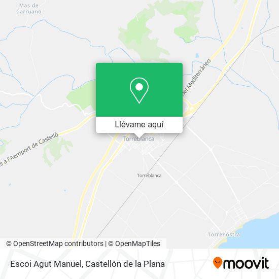 Mapa Escoi Agut Manuel