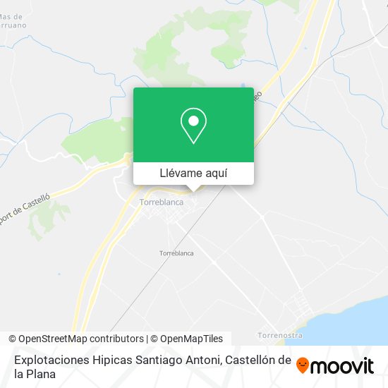 Mapa Explotaciones Hipicas Santiago Antoni