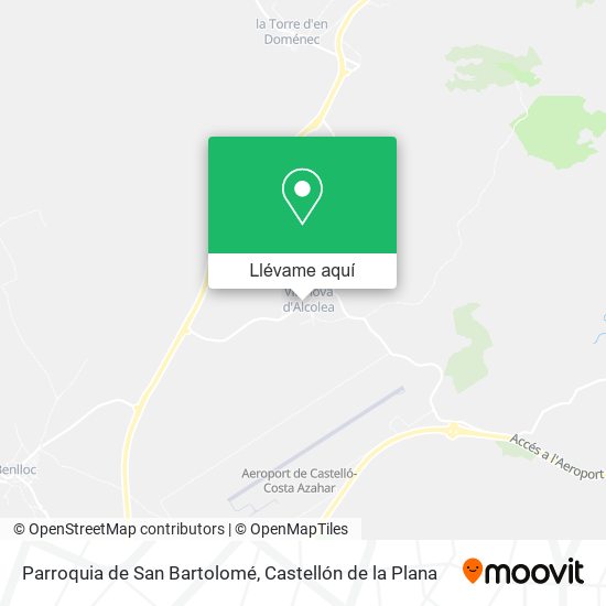 Mapa Parroquia de San Bartolomé
