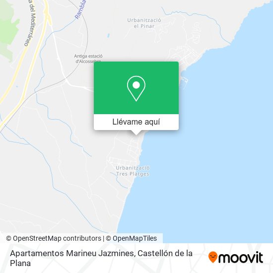 Mapa Apartamentos Marineu Jazmines
