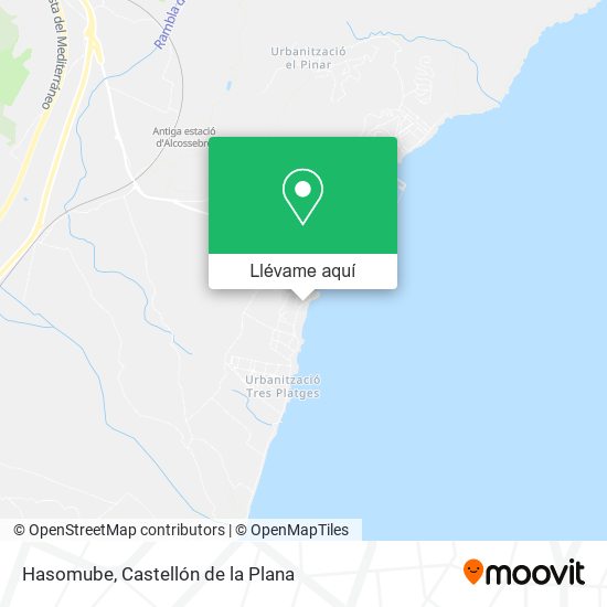 Mapa Hasomube