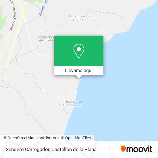 Mapa Sendero Carregador