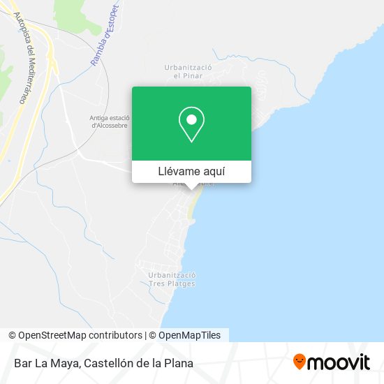 Mapa Bar La Maya