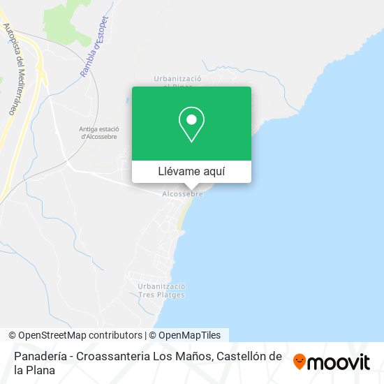 Mapa Panadería - Croassanteria Los Maños