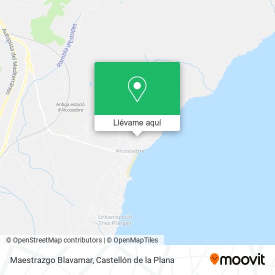 Mapa Maestrazgo Blavamar