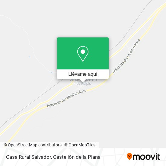 Mapa Casa Rural Salvador