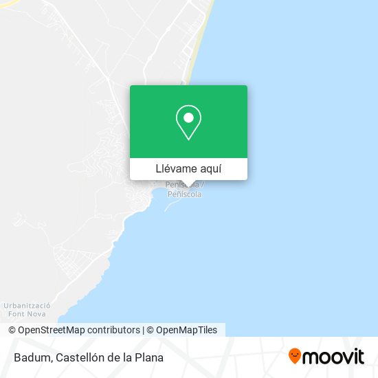 Mapa Badum