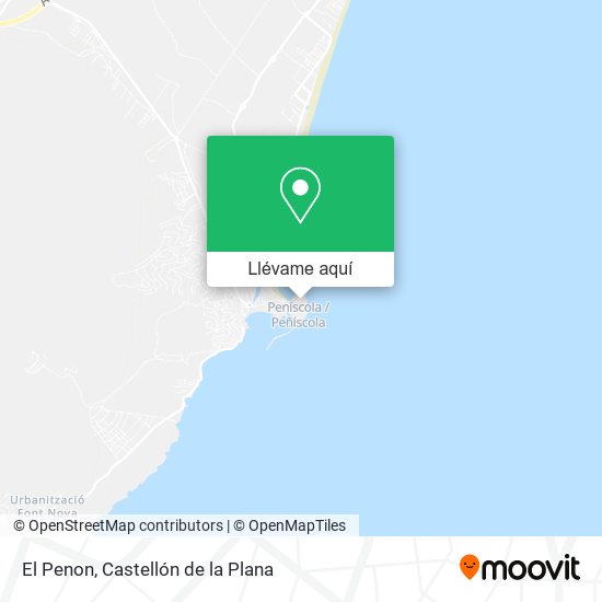 Mapa El Penon