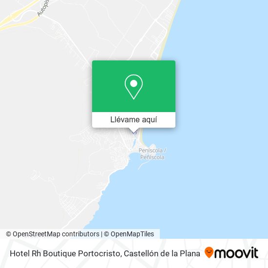 Mapa Hotel Rh Boutique Portocristo