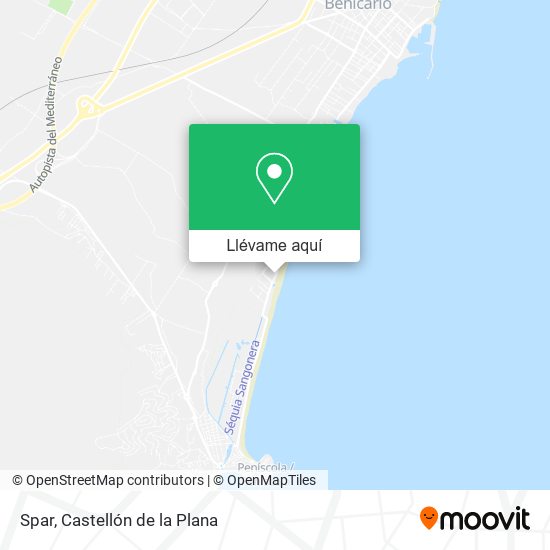 Mapa Spar