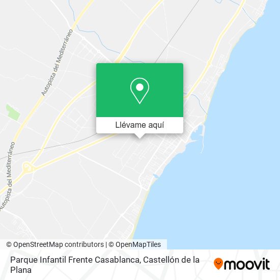 Mapa Parque Infantil Frente Casablanca