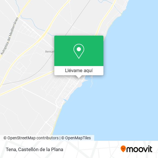 Mapa Tena