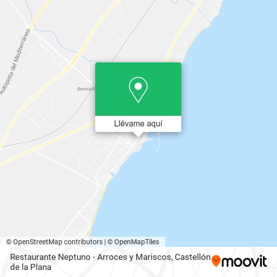 Mapa Restaurante Neptuno - Arroces y Mariscos