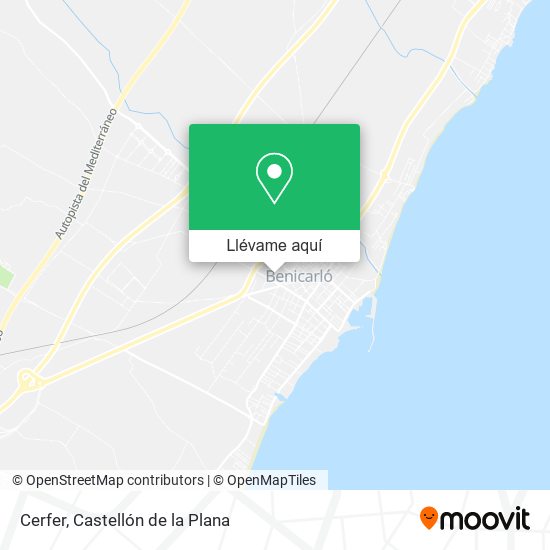 Mapa Cerfer