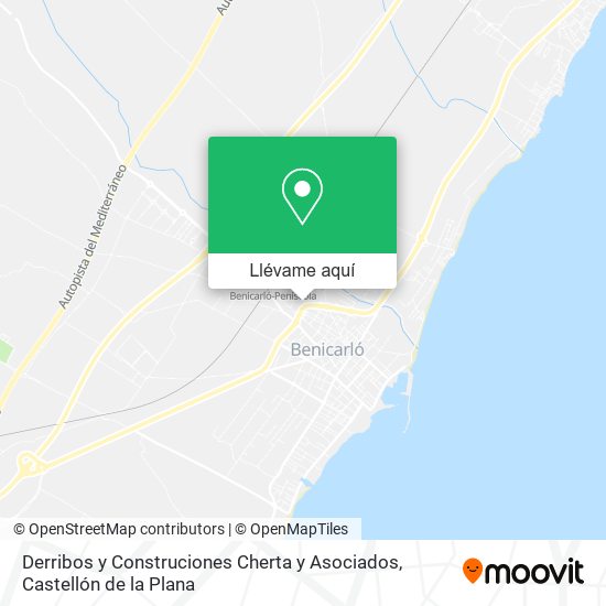 Mapa Derribos y Construciones Cherta y Asociados
