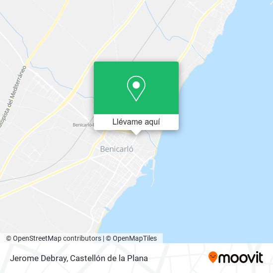 Mapa Jerome Debray