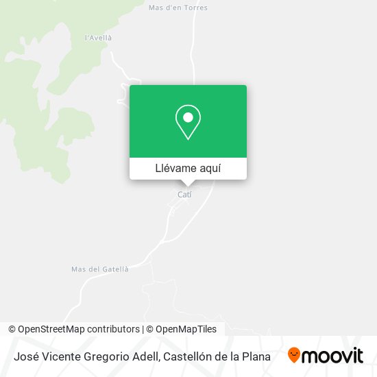 Mapa José Vicente Gregorio Adell