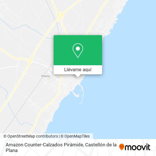 Mapa Amazon Counter-Calzados Pirámide