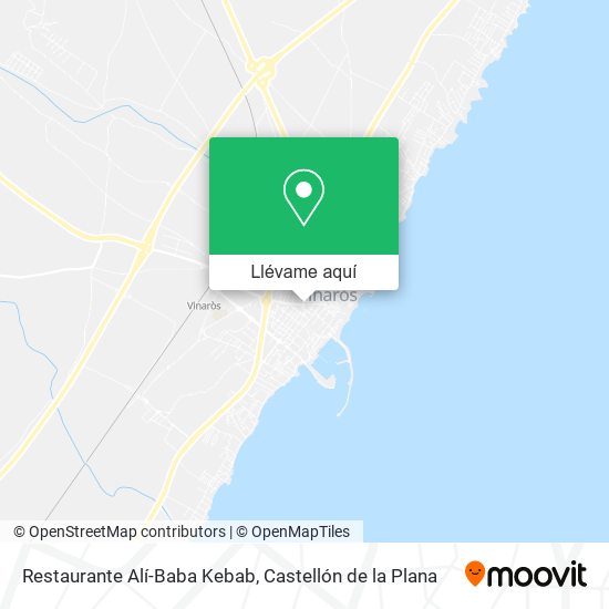 Mapa Restaurante Alí-Baba Kebab
