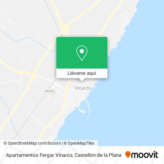 Mapa Apartamentos Fergar Vinaroz