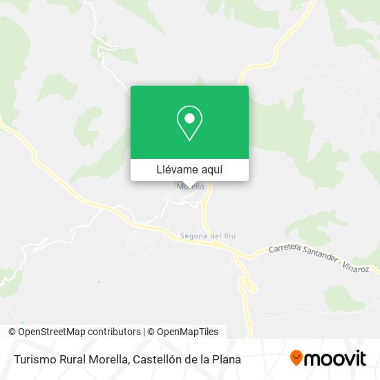 Mapa Turismo Rural Morella