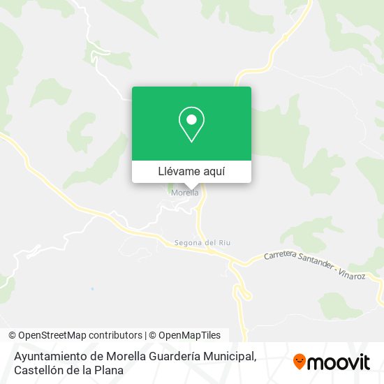 Mapa Ayuntamiento de Morella Guardería Municipal