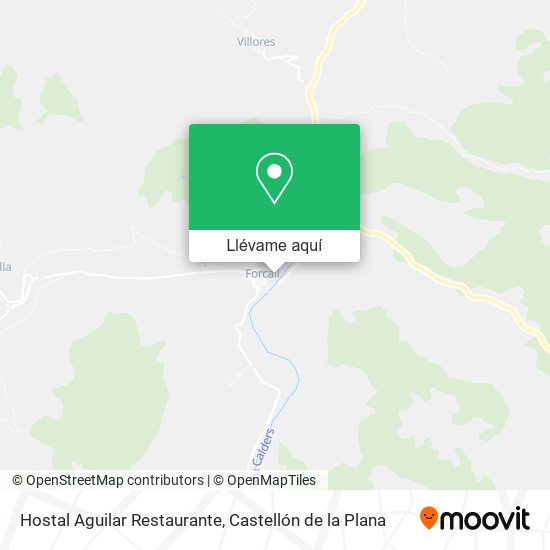 Mapa Hostal Aguilar Restaurante