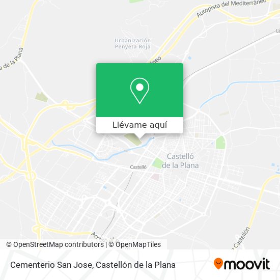 Mapa Cementerio San Jose