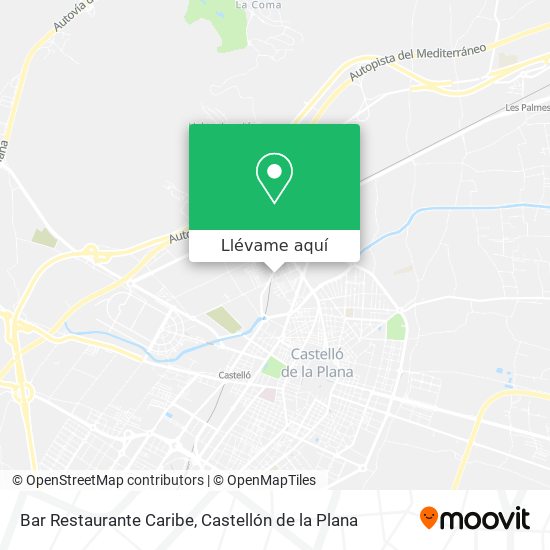 Mapa Bar Restaurante Caribe