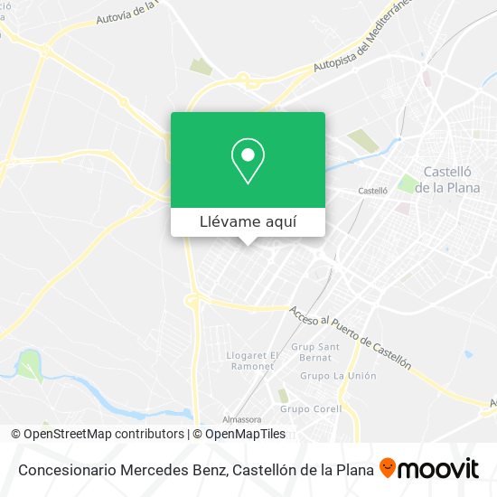 Mapa Concesionario Mercedes Benz