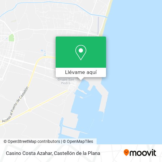 Mapa Casino Costa Azahar