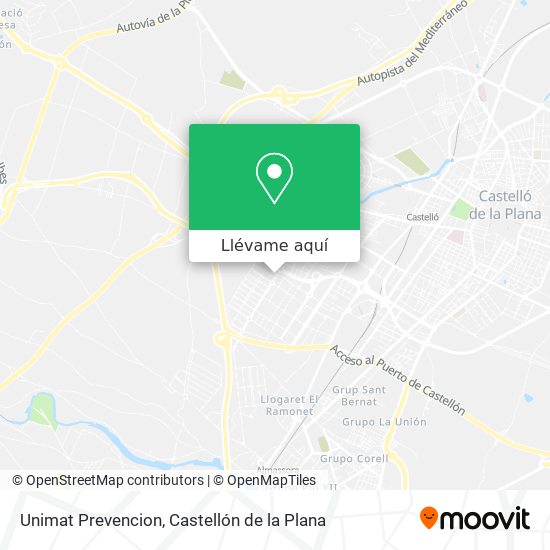 Mapa Unimat Prevencion