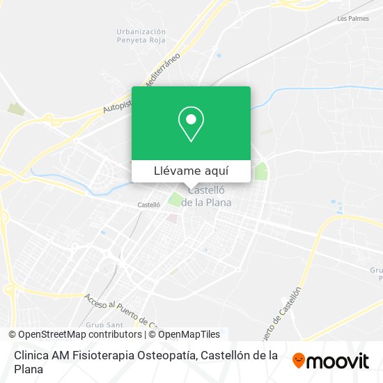 Mapa Clinica AM Fisioterapia Osteopatía