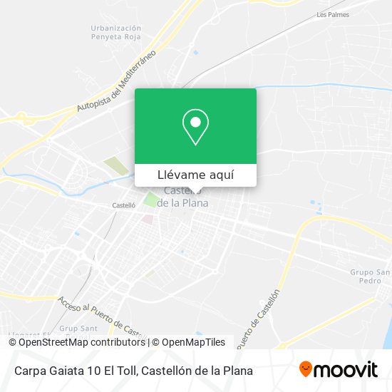Mapa Carpa Gaiata 10 El Toll