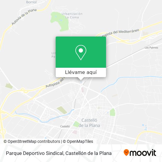 Mapa Parque Deportivo Sindical