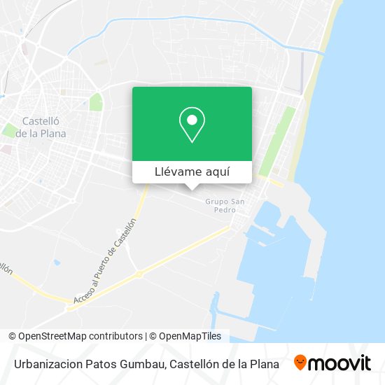 Mapa Urbanizacion Patos Gumbau