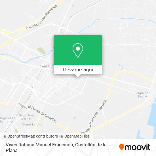 Mapa Vives Rabasa Manuel Francisco