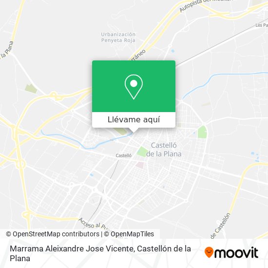 Mapa Marrama Aleixandre Jose Vicente