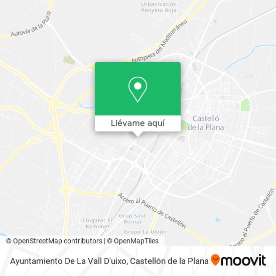 Mapa Ayuntamiento De La Vall D'uixo
