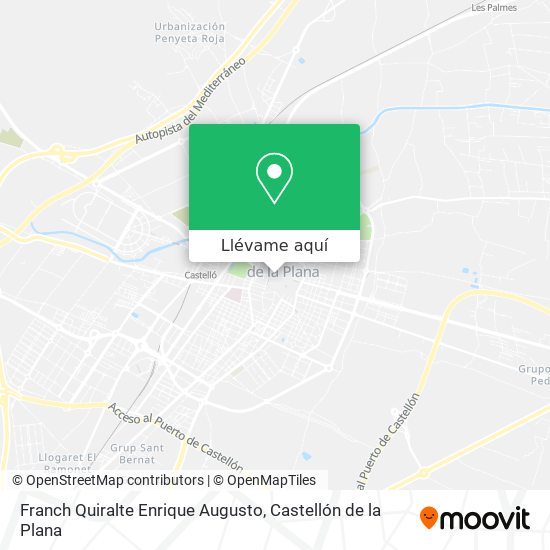Mapa Franch Quiralte Enrique Augusto