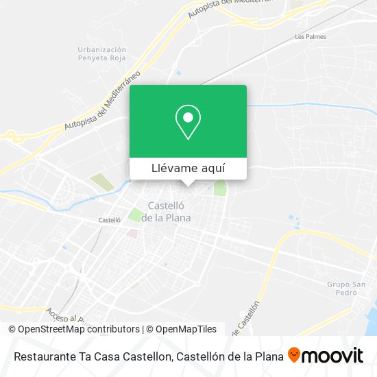 Mapa Restaurante Ta Casa Castellon