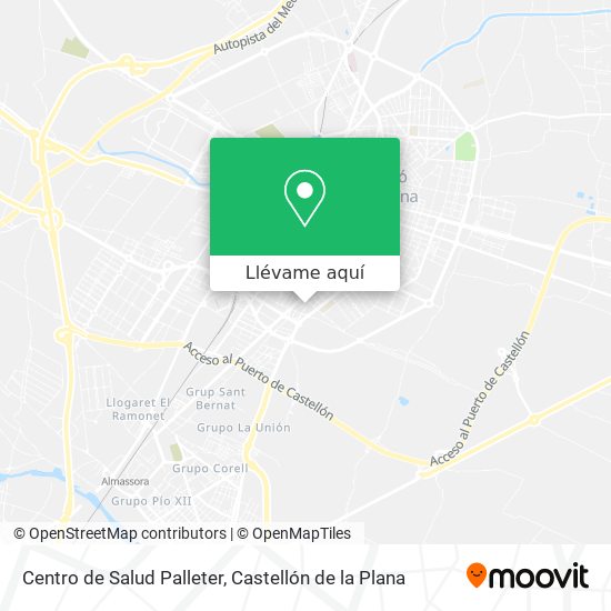 Mapa Centro de Salud Palleter