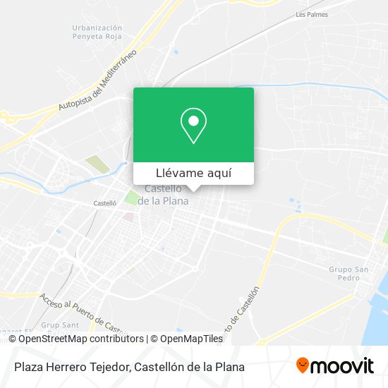 Mapa Plaza Herrero Tejedor