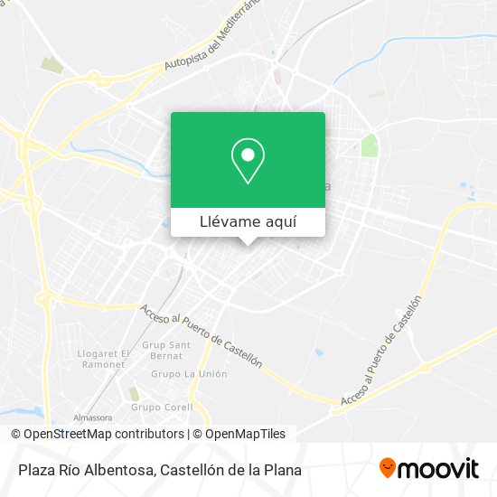 Mapa Plaza Río Albentosa