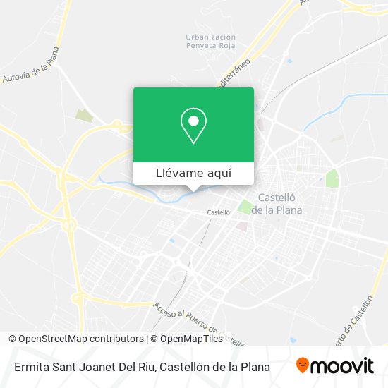 Mapa Ermita Sant Joanet Del Riu