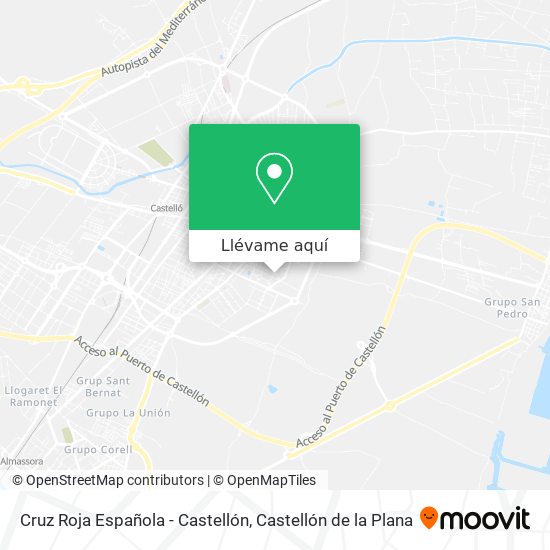 Mapa Cruz Roja Española - Castellón
