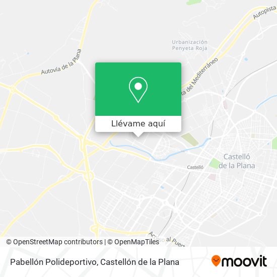 Mapa Pabellón Polideportivo