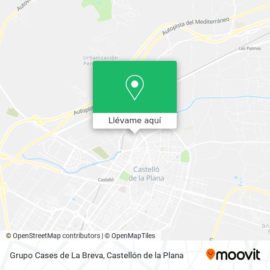 Mapa Grupo Cases de La Breva