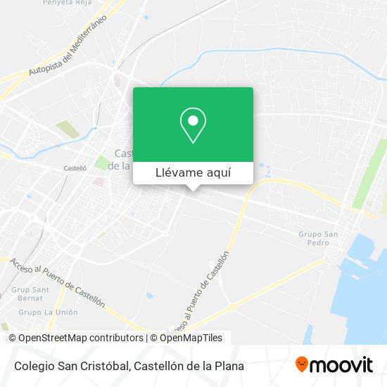 Mapa Colegio San Cristóbal