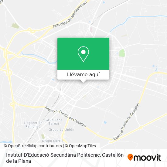 Mapa Institut D'Educació Secundària Politècnic